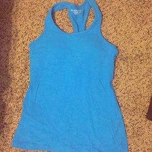 Beyond yoga fitted tank with bra